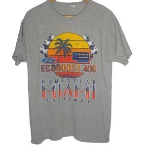 Ecoboost 400 Homestead Miami FL Speedway Mens L T Shirt Nascar Monster 2019